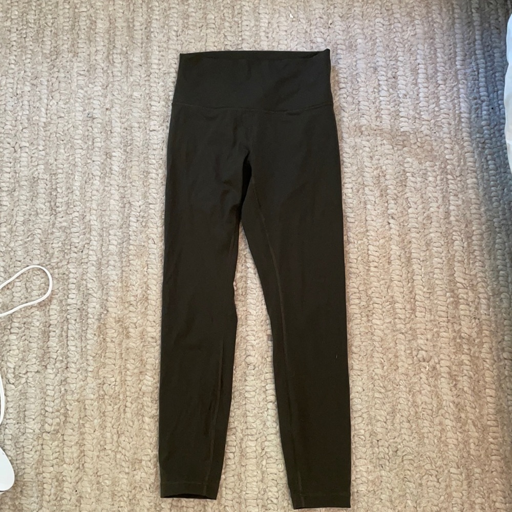 Olive green Lulu Lemmon leggings